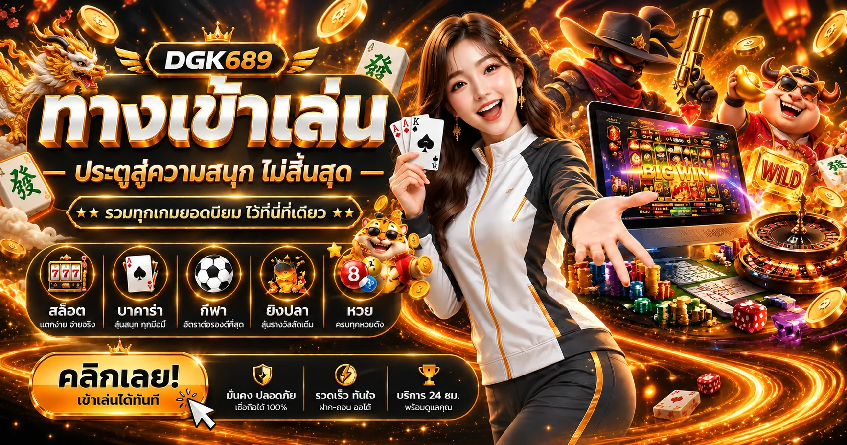 DGK689 สล็อตออนไลน์ 689slot ค่ายฮิต